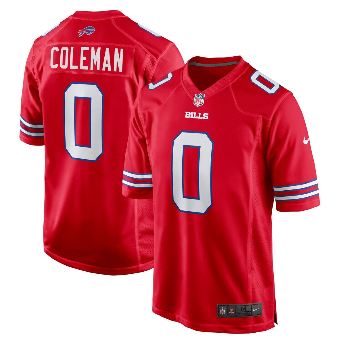 Buffalo Bills Keon Coleman Red Alternate Game Football Jersey