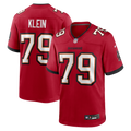 Tampa Bay Buccaneers Elijah Klein Red Game Football Jersey