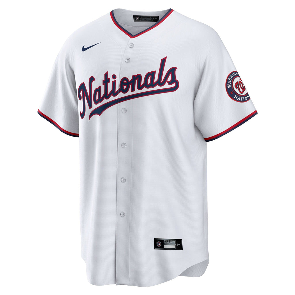 Washington Nationals White Home Blank Replica Baseball Jersey