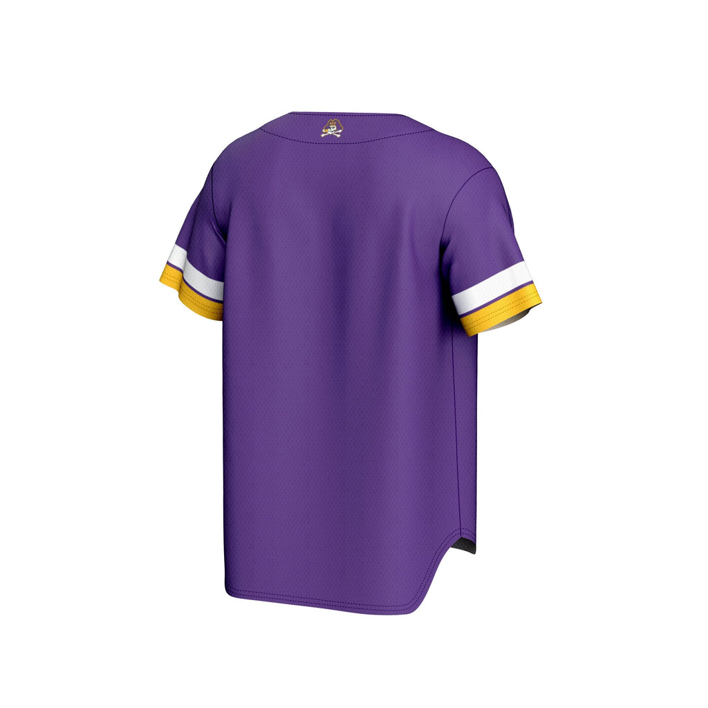 Purple ECU Pirates Spirit Baseball Jersey