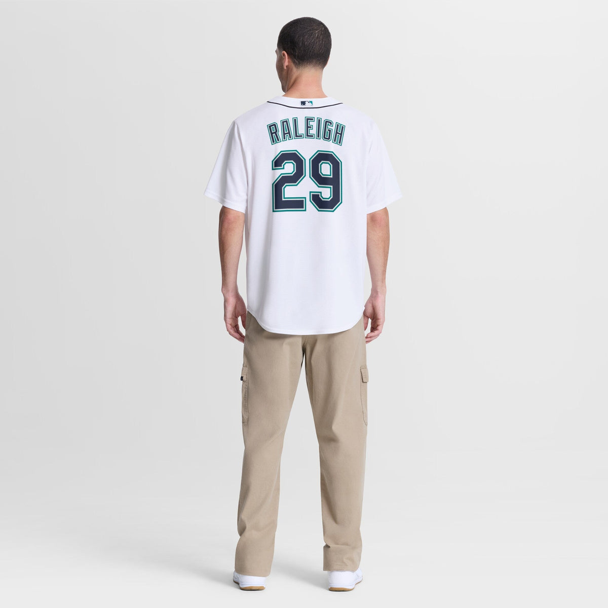 Seattle Mariners Cal Raleigh White Home Replica Baseball Jersey