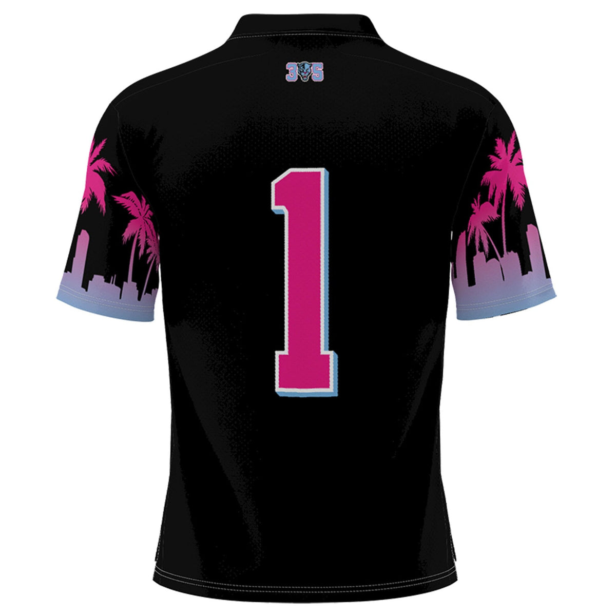 #1 FIU Panthers Miami Vice Football Jersey - Black