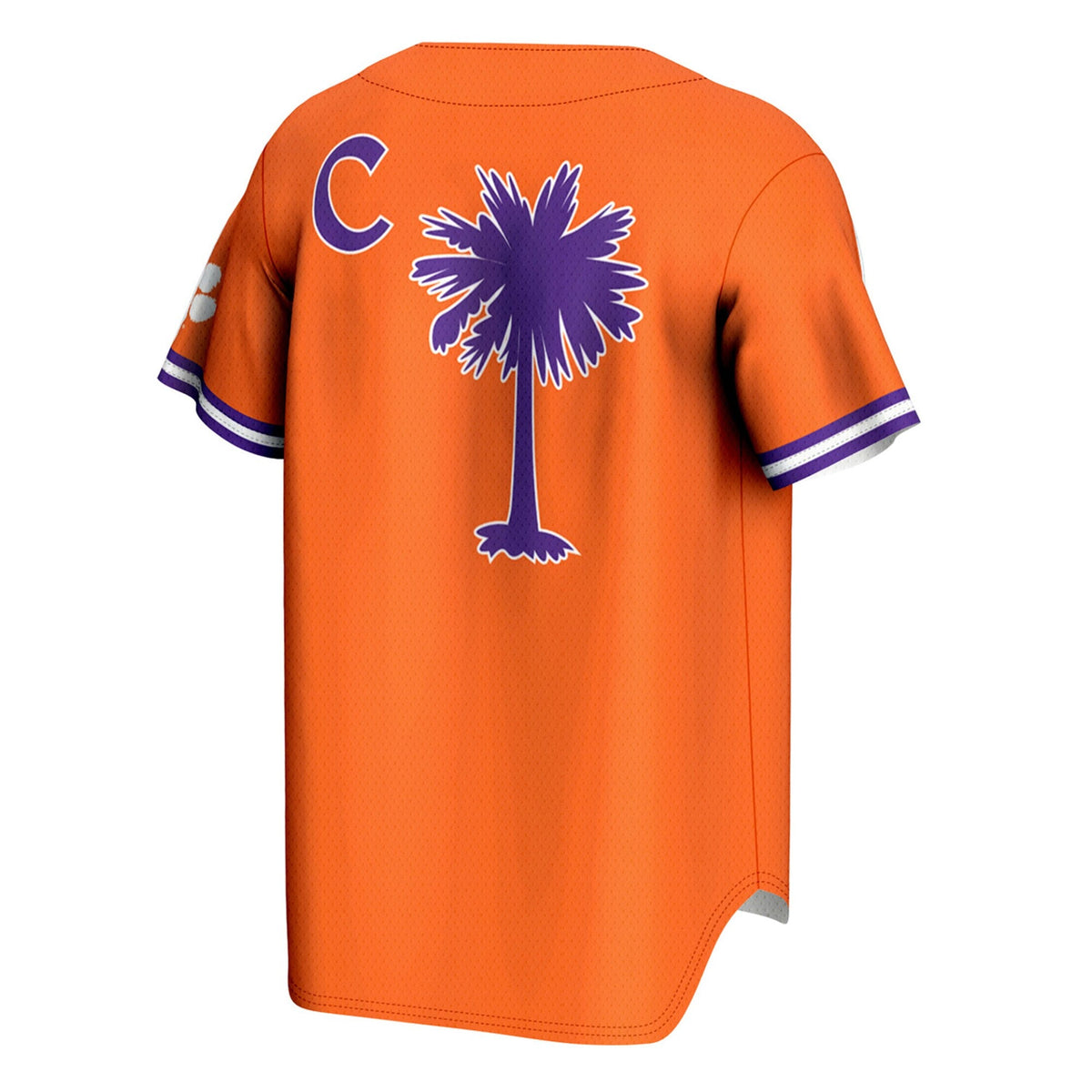 Orange Clemson Tigers Lightweight Baseball Jersey