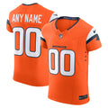 Denver Broncos Orange Team Vapor F.U.S.E. Elite Custom Football Jersey