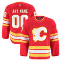 Calgary Flames Red Home Pro Custom Jersey