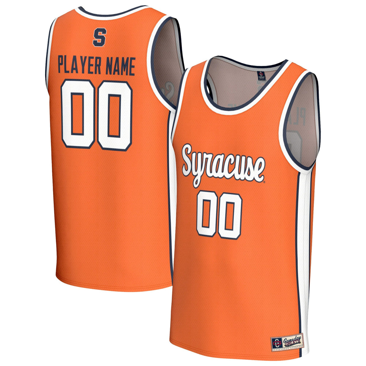 Syracuse Orange NIL Pick-A-Player Basketball Lightweight Jersey - Orange