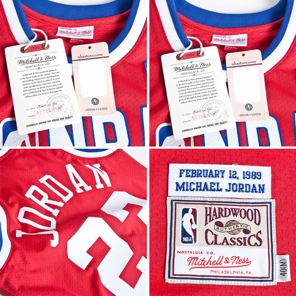 NBA All-Star East Michael Jordan 1989 Jersey - Red