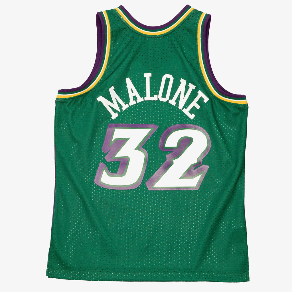 Utah Jazz Karl Malone 1996 Reload Swingman Jersey - Green