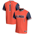 #1 Illinois Fighting Illini Lightweight Softball Jersey - Orange