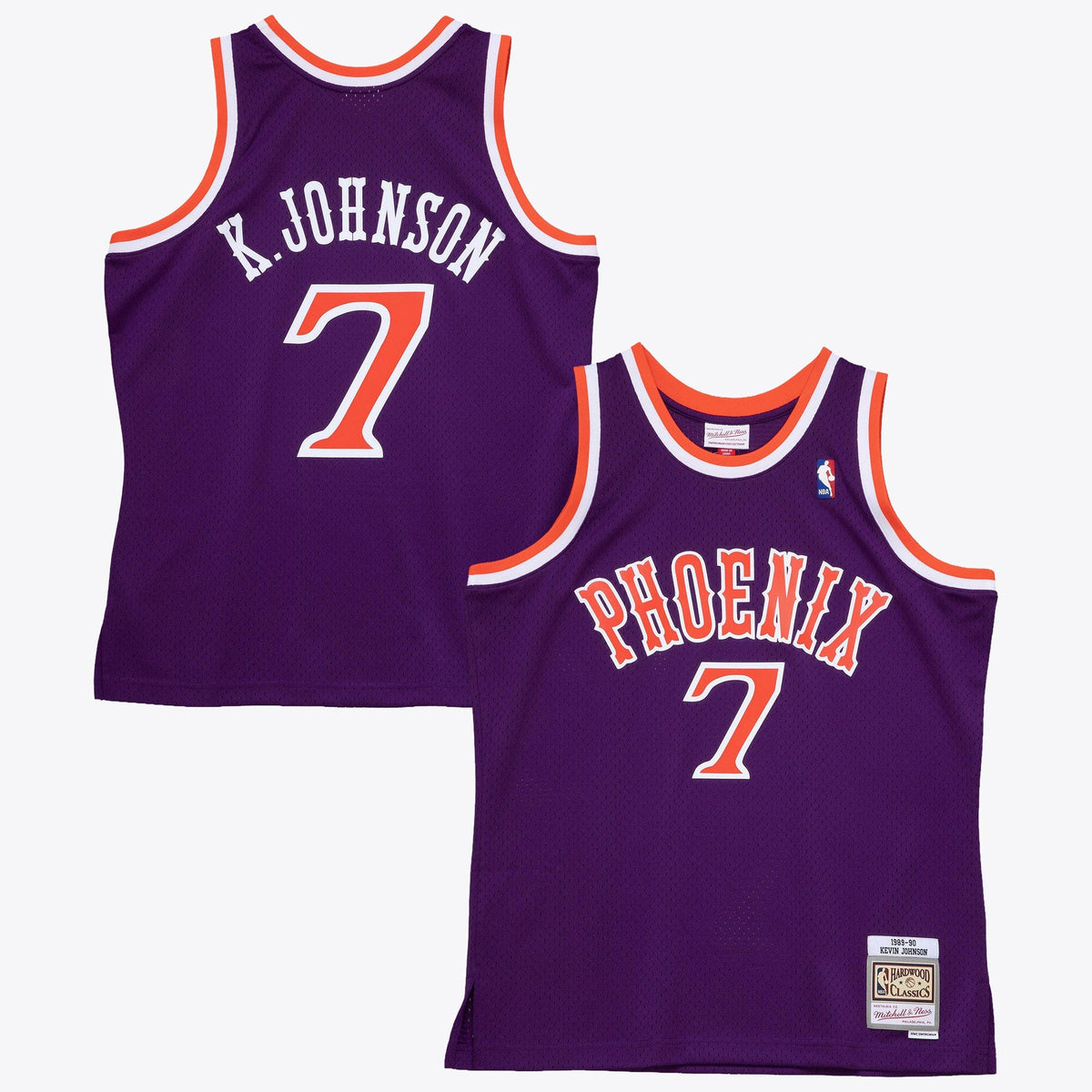 Phoenix Suns Kevin Johnson 1989 Dark Jersey - Purple