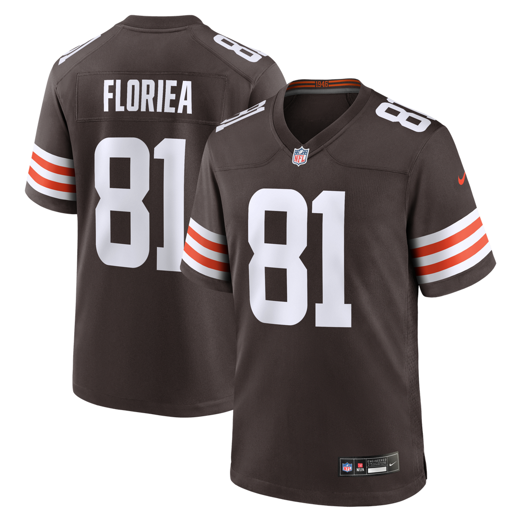 Cleveland Browns Luke Floriea Brown Team Game Football Jersey
