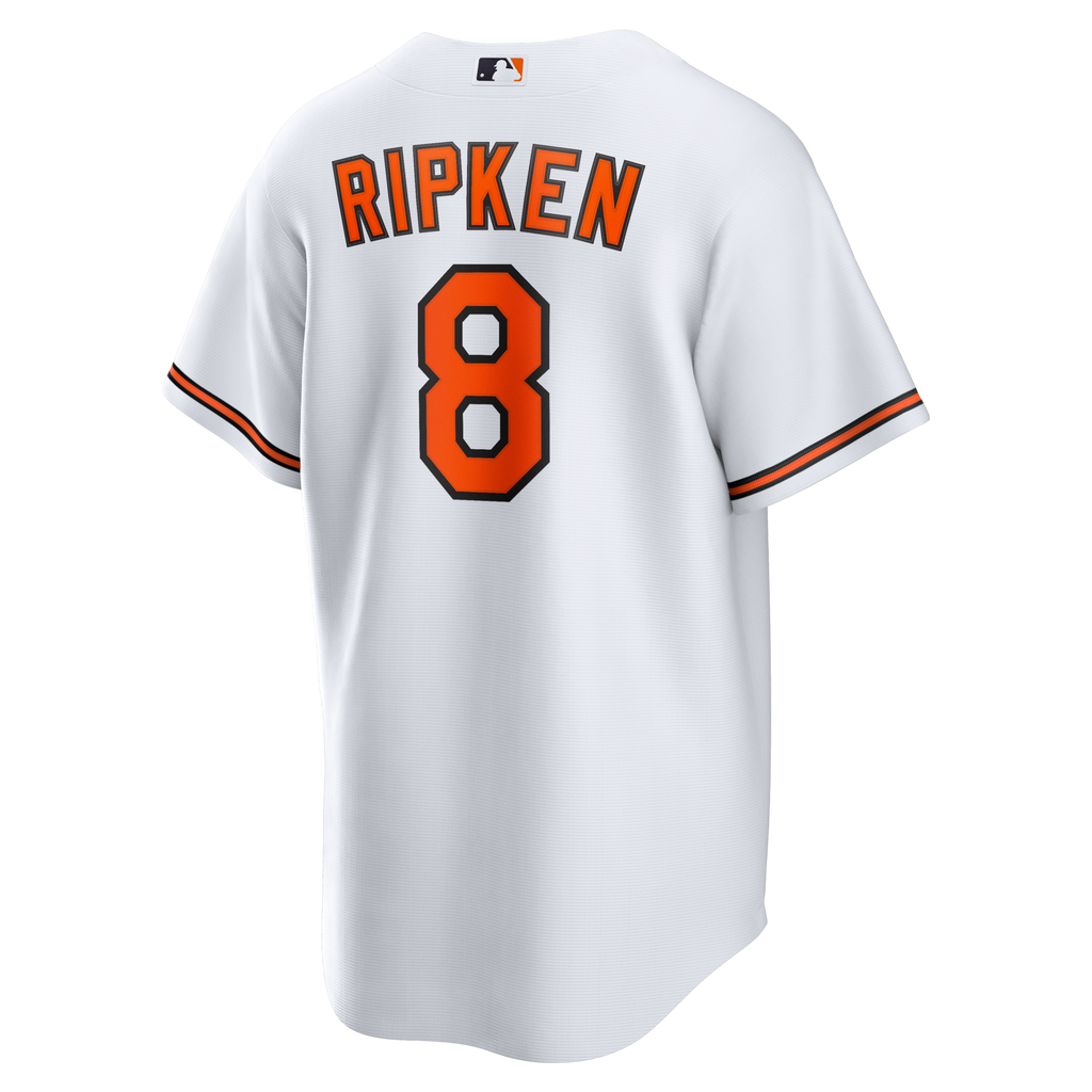 Baltimore Orioles Cal Ripken Jr. White Home Retired Player Replica Baseball Jersey