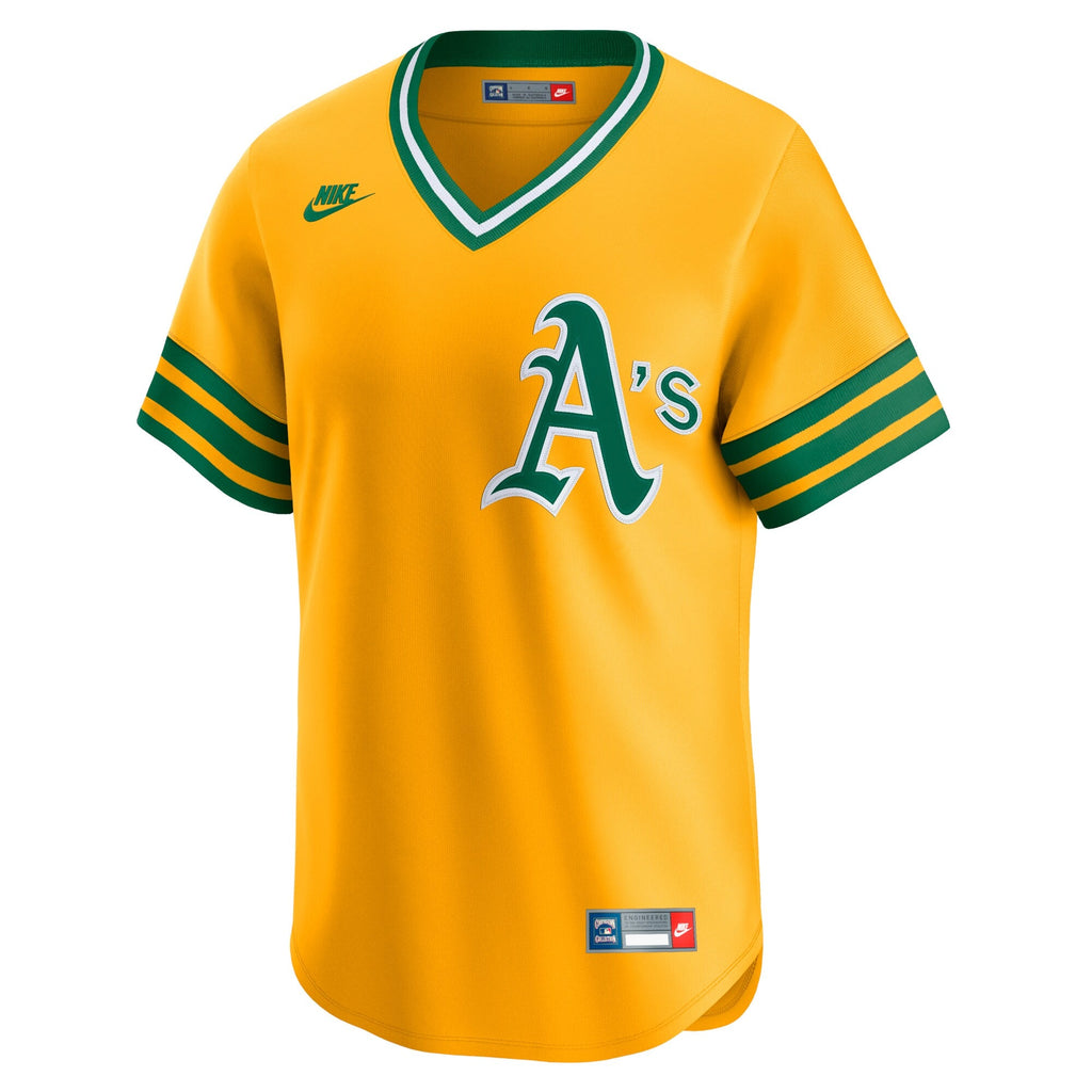 Athletics Gold Cooperstown Collection Limited Baseball Jersey