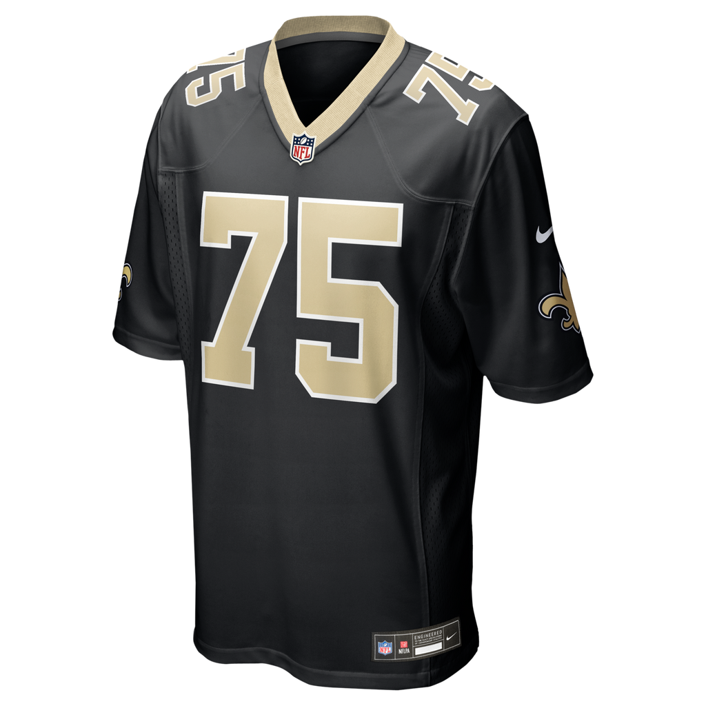 New Orleans Saints Taliese Fuaga Black Game Football Jersey
