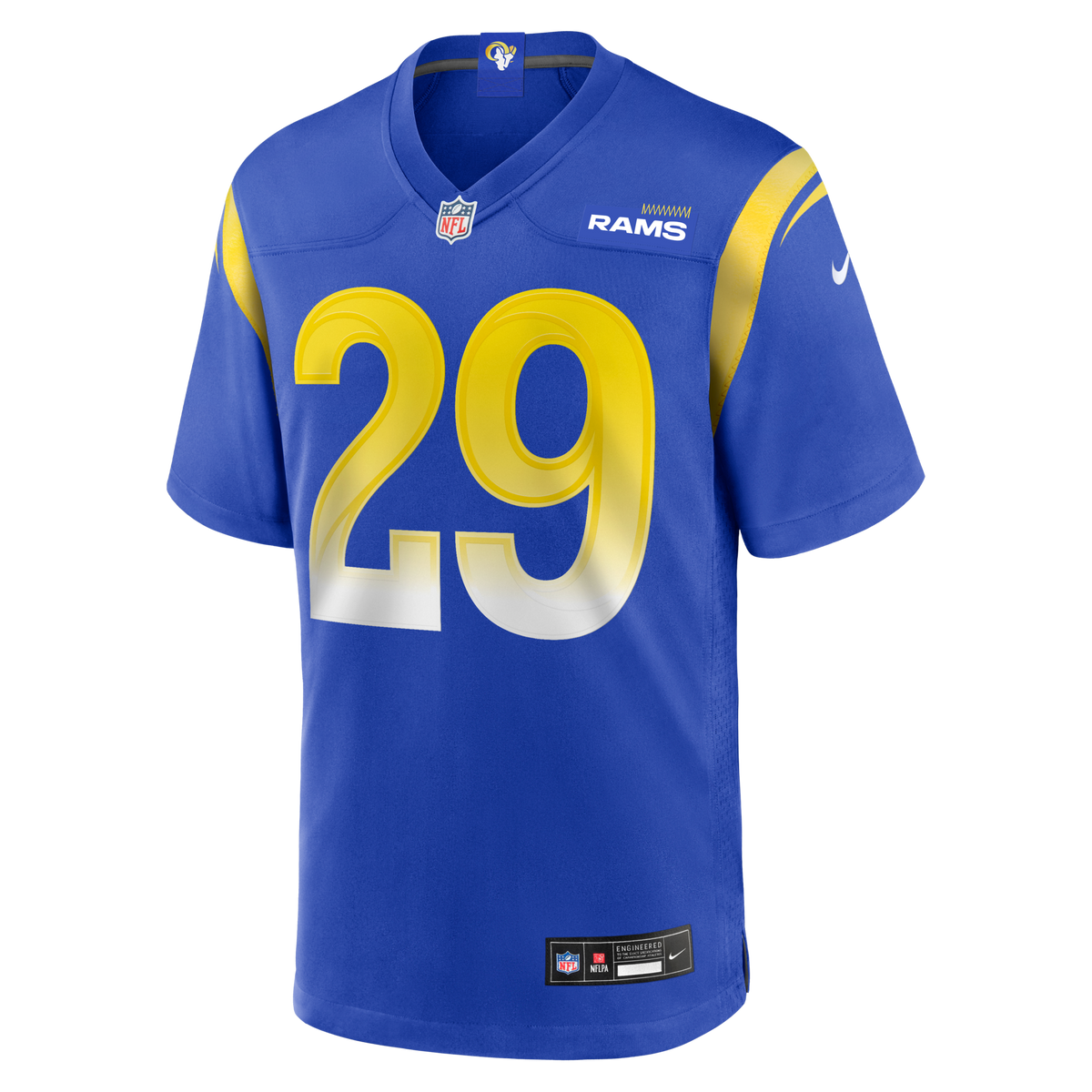 Los Angeles Rams Eric Dickerson Royal Game Retired Player Football Jersey