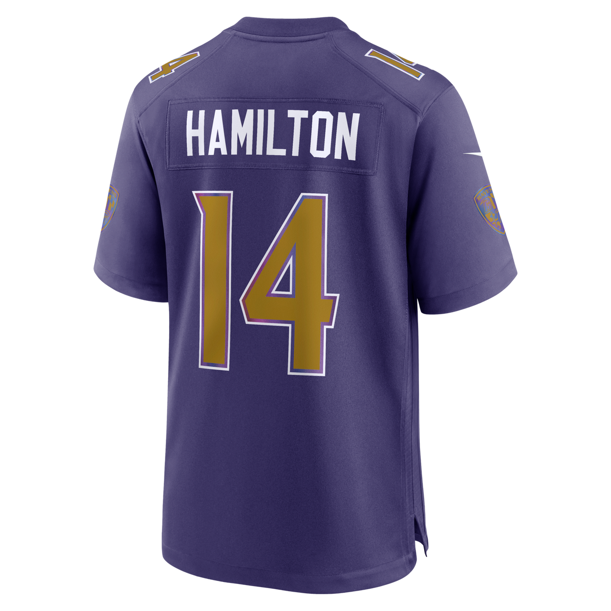 Baltimore Ravens Kyle Hamilton Purple Alternate Game Football Jersey