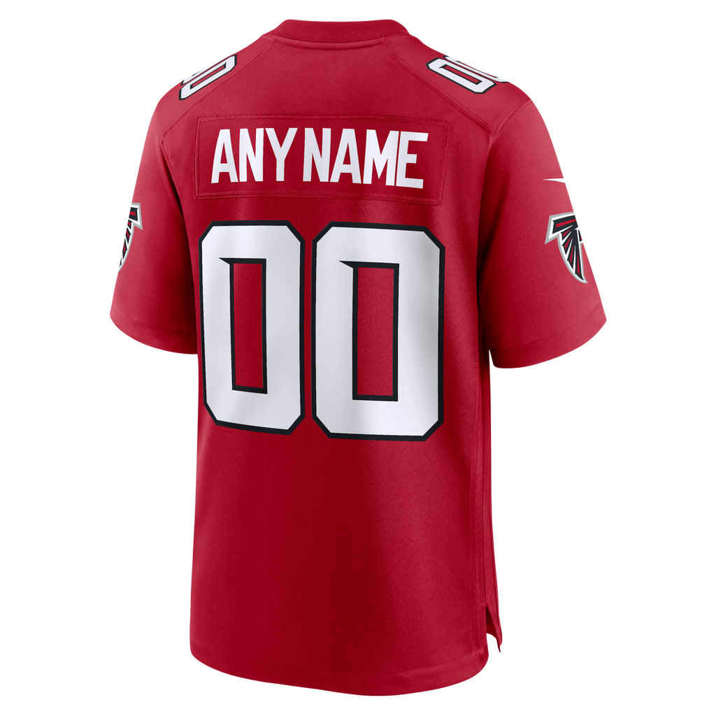 Atlanta Falcons Red Custom Game Football Jersey