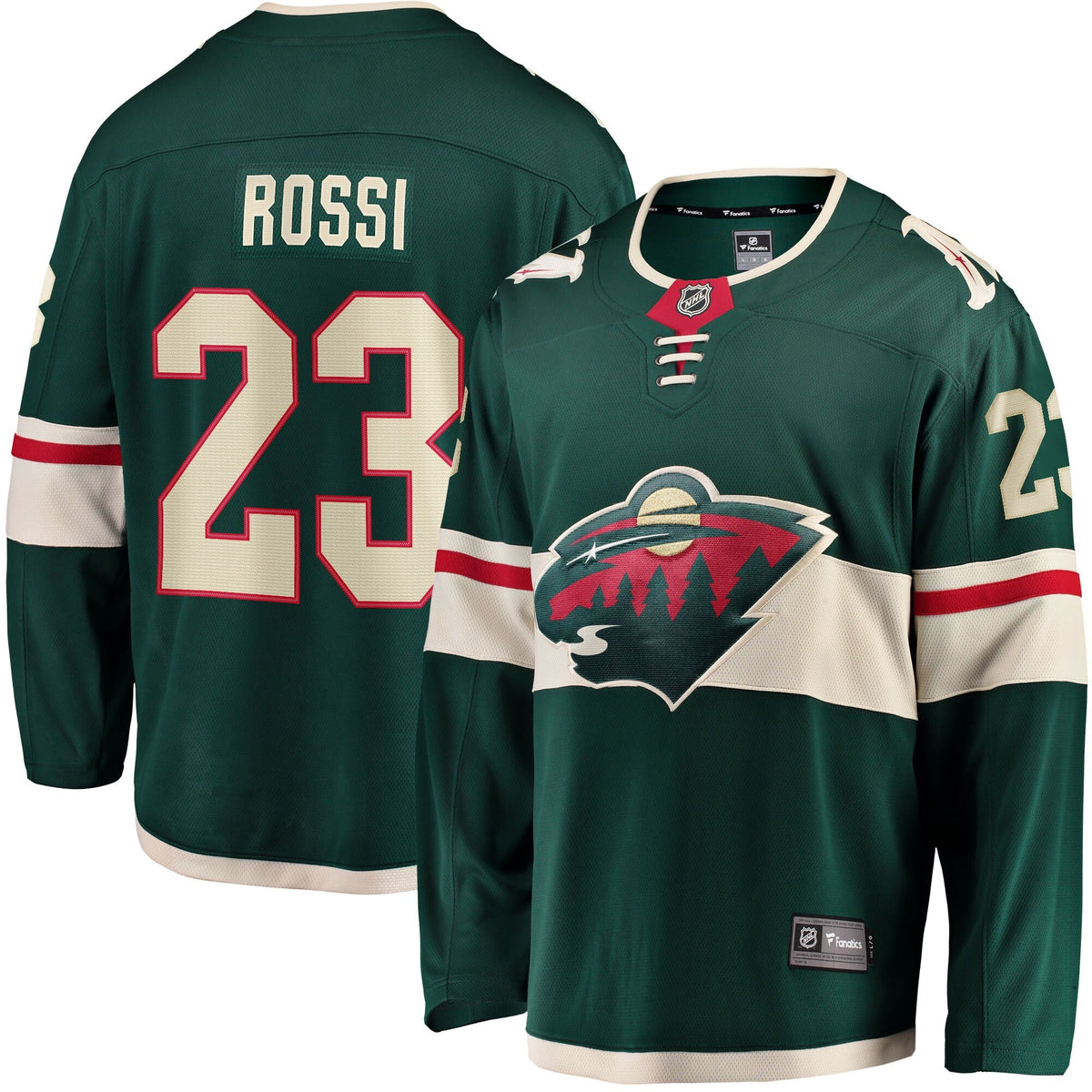 Minnesota Wild Marco Rossi Green Home Breakaway Player Hockey Jersey