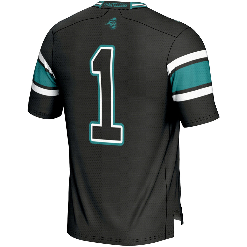 #1 Coastal Carolina Chanticleers Endzone Football Jersey - Black