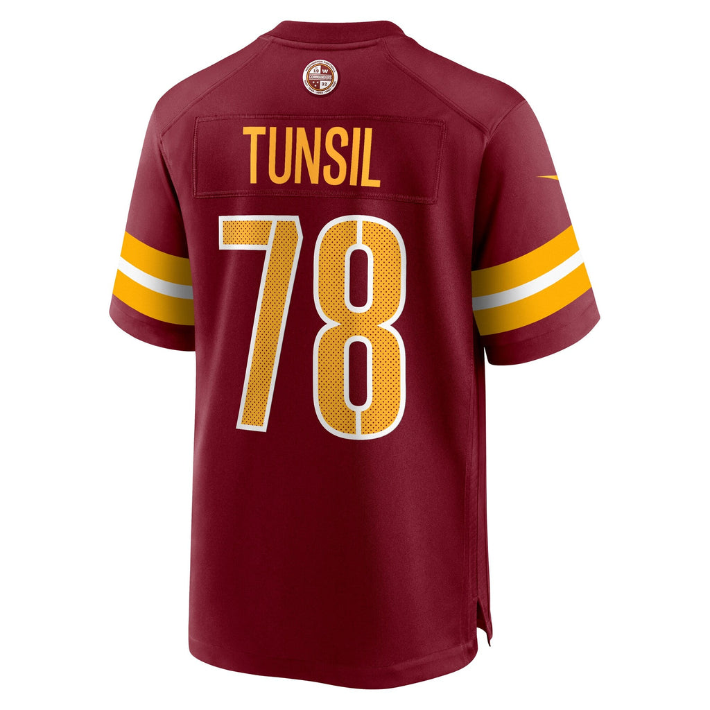 Washington Commanders Laremy Tunsil Burgundy Team Game Football Jersey