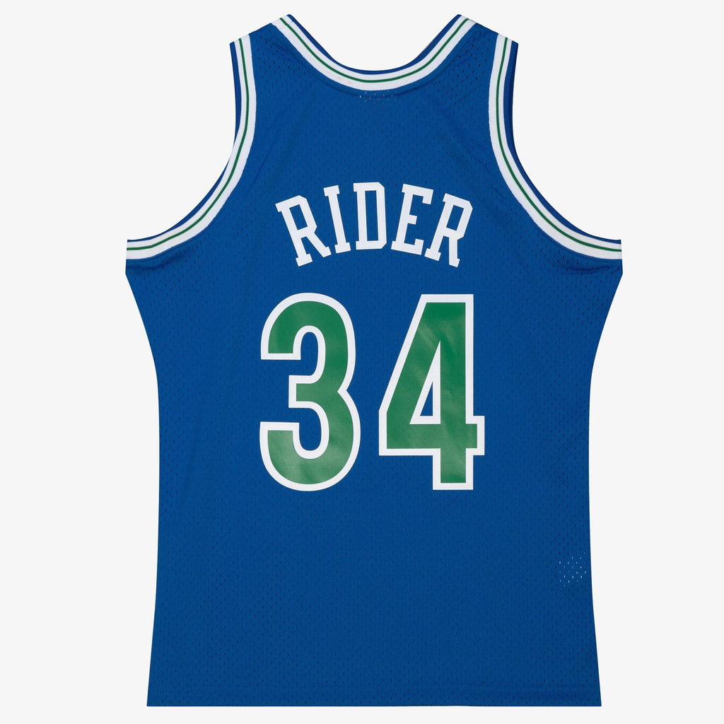 Minnesota Timberwolves Isaiah Rider Jr 1993 Dark Jersey - Midnight Blue