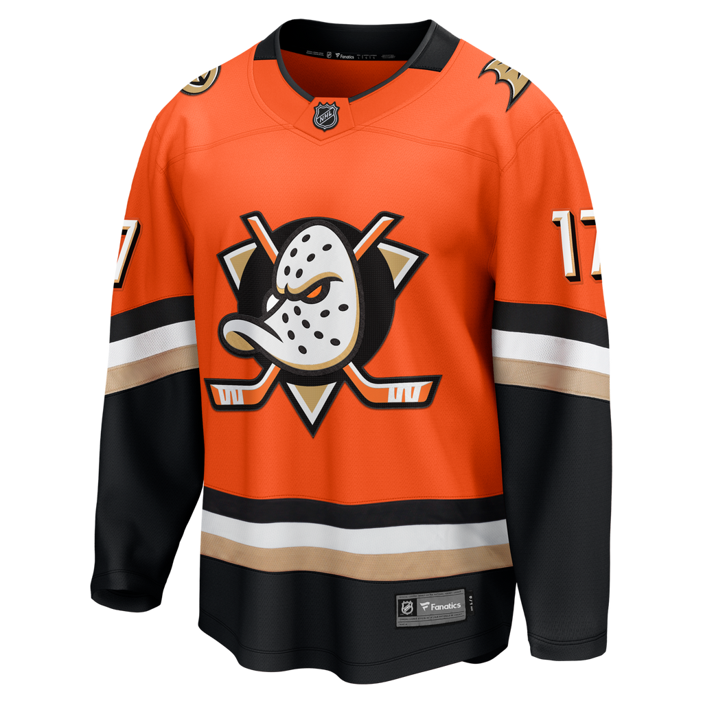 Anaheim Ducks Alex Killorn Orange Home Breakaway Hockey Jersey