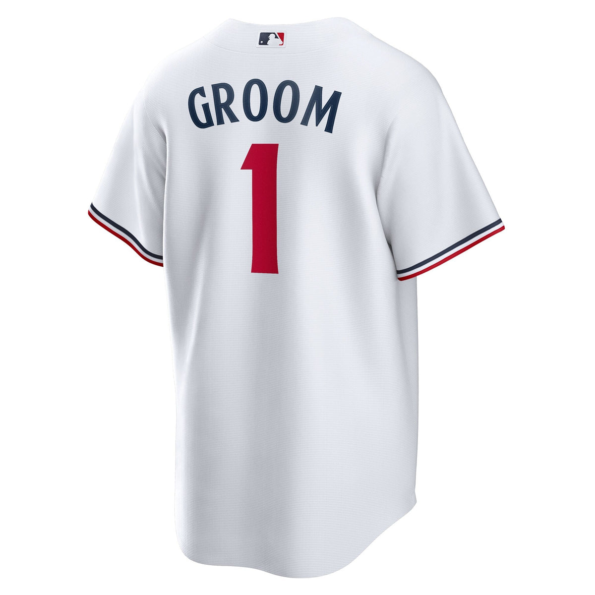 Minnesota Twins White #1 Groom Home Replica Baseball Jersey