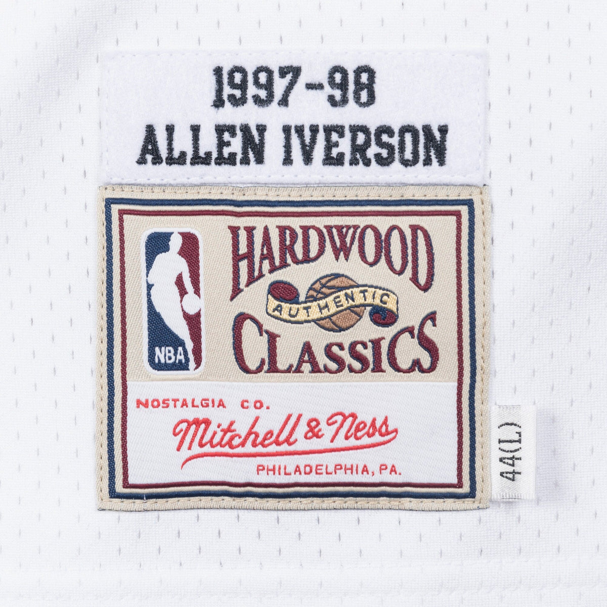 Philadelphia 76ers Allen Iverson 1997 Jersey - White