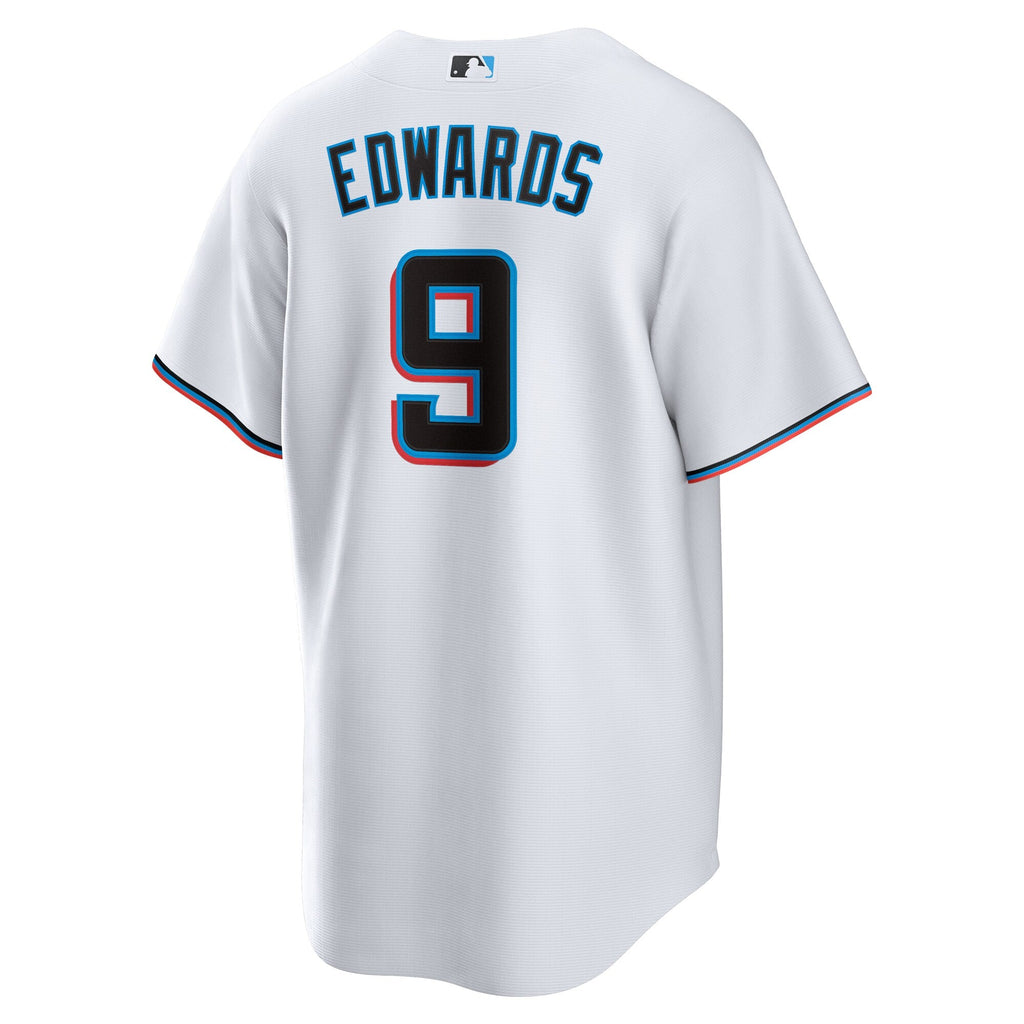 Miami Marlins Xavier Edwards White Home Replica Baseball Jersey