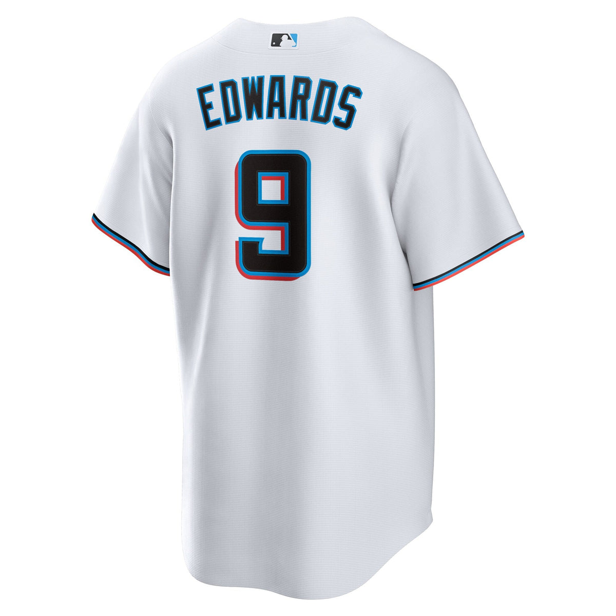 Miami Marlins Xavier Edwards White Home Replica Baseball Jersey