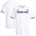 Texas A&M Aggies Replica Baseball Jersey - White