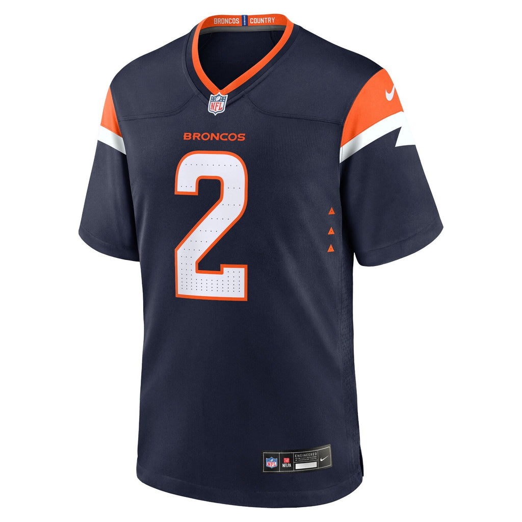 Denver Broncos Patrick Surtain II Navy Alternate Game Football Jersey