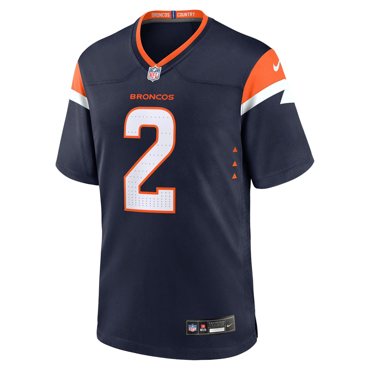 Denver Broncos Patrick Surtain II Navy Alternate Game Football Jersey
