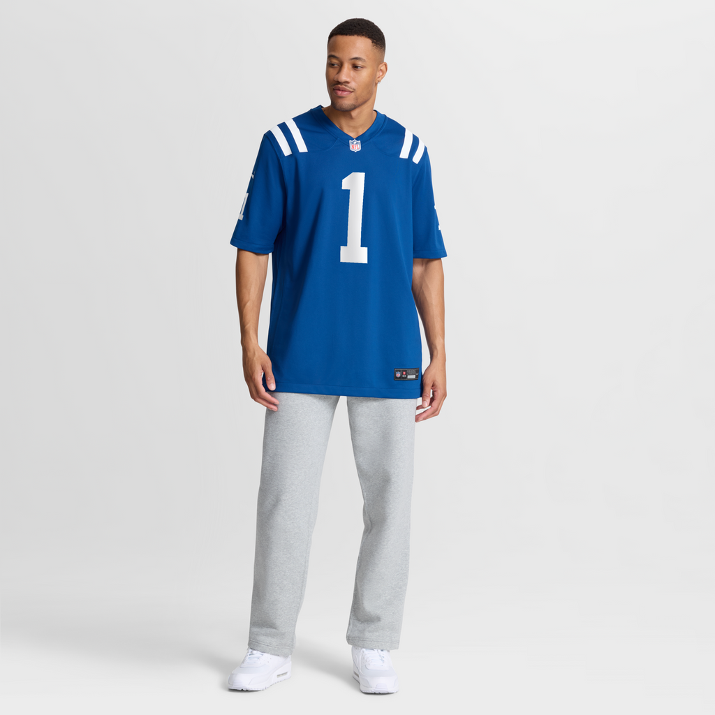 Indianapolis Colts Ahmad Sauce Gardner Royal Team Game Football Jersey