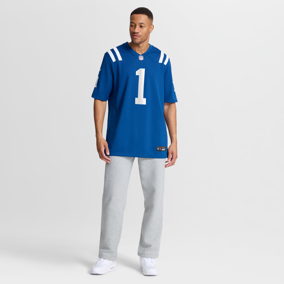 Indianapolis Colts Ahmad Sauce Gardner Royal Team Game Football Jersey