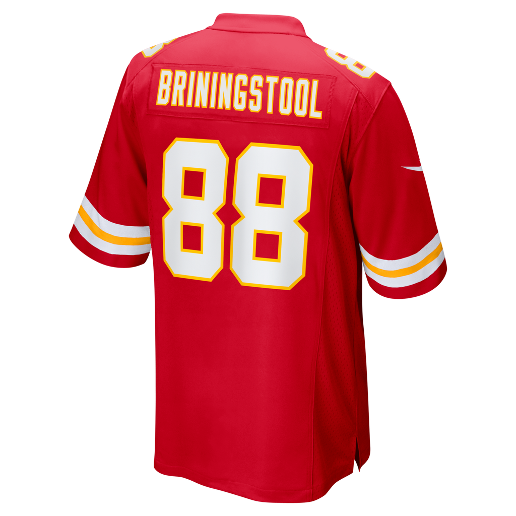 Kansas City Chiefs Jake Briningstool Red Team Game Football Jersey
