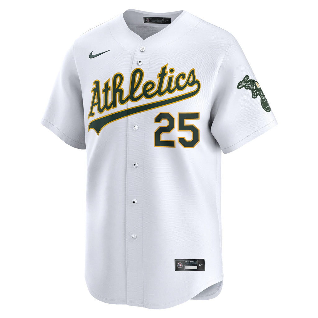 Athletics Brent Rooker White Home Limited Player Baseball Jersey