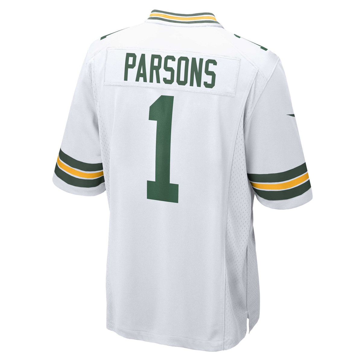 Green Bay Packers Micah Parsons White Game Player Football Jersey