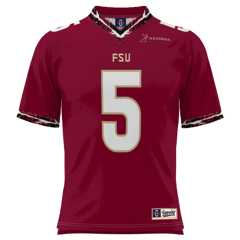 Jameis Winston Garnet Florida State Seminoles Heisman Football Jersey