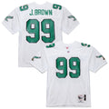 Philadelphia Eagles Jerome Brown White 1991 Throwback Retired Player Football Jersey