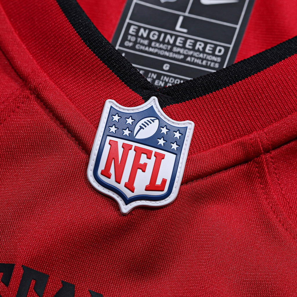 Tampa Bay Buccaneers Derrick Brooks Red Retired Player Game Football Jersey