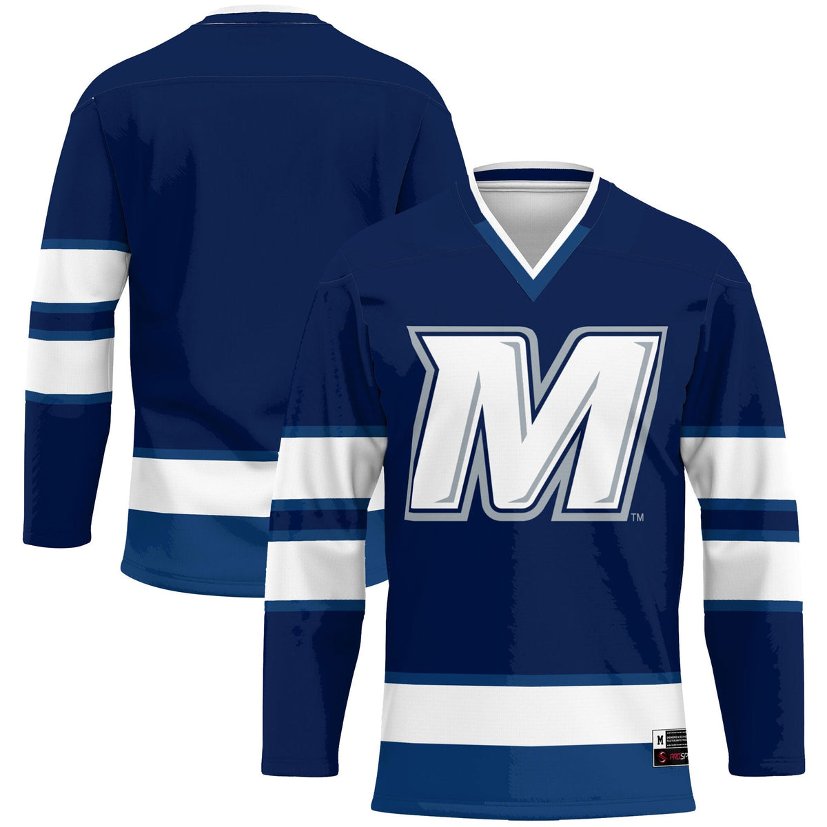 Monmouth Hawks Hockey Jersey - Navy
