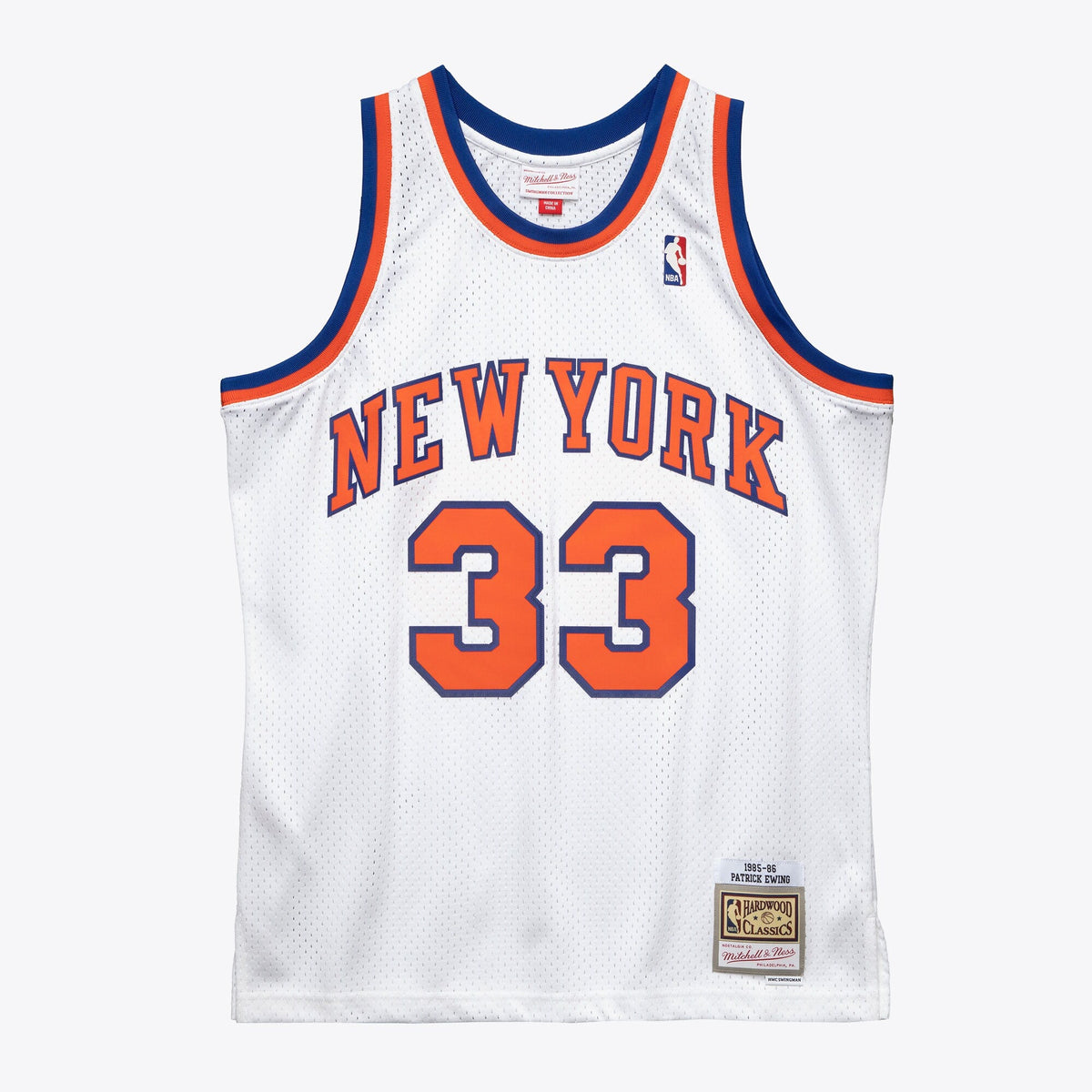 New York Knicks Patrick Ewing 1985 Swingman Jersey - White