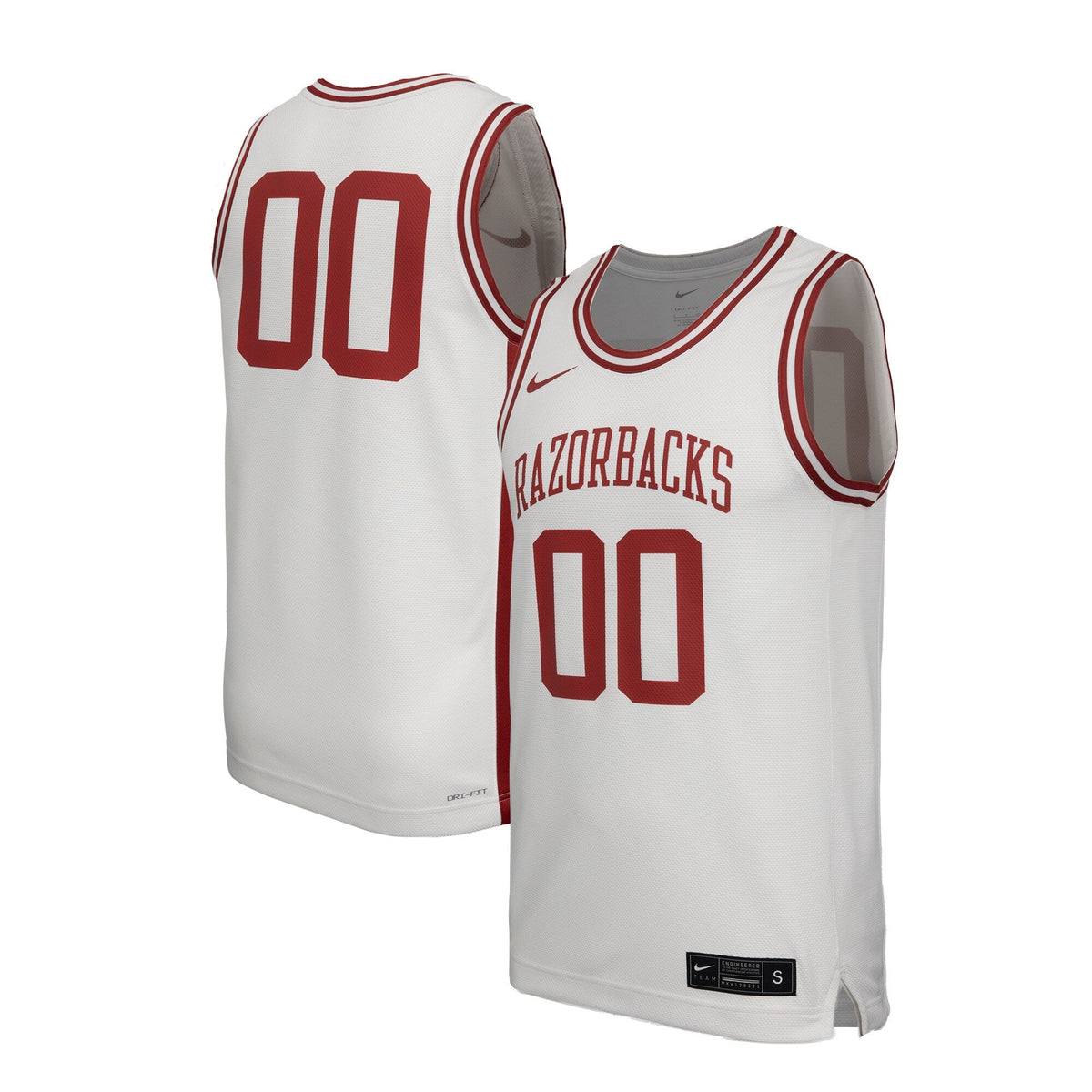 #1 White Arkansas Razorbacks Replica Basketball Jersey