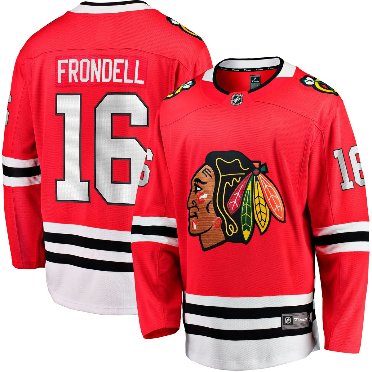 Chicago Blackhawks Anton Frondell Red Breakaway Hockey Jersey
