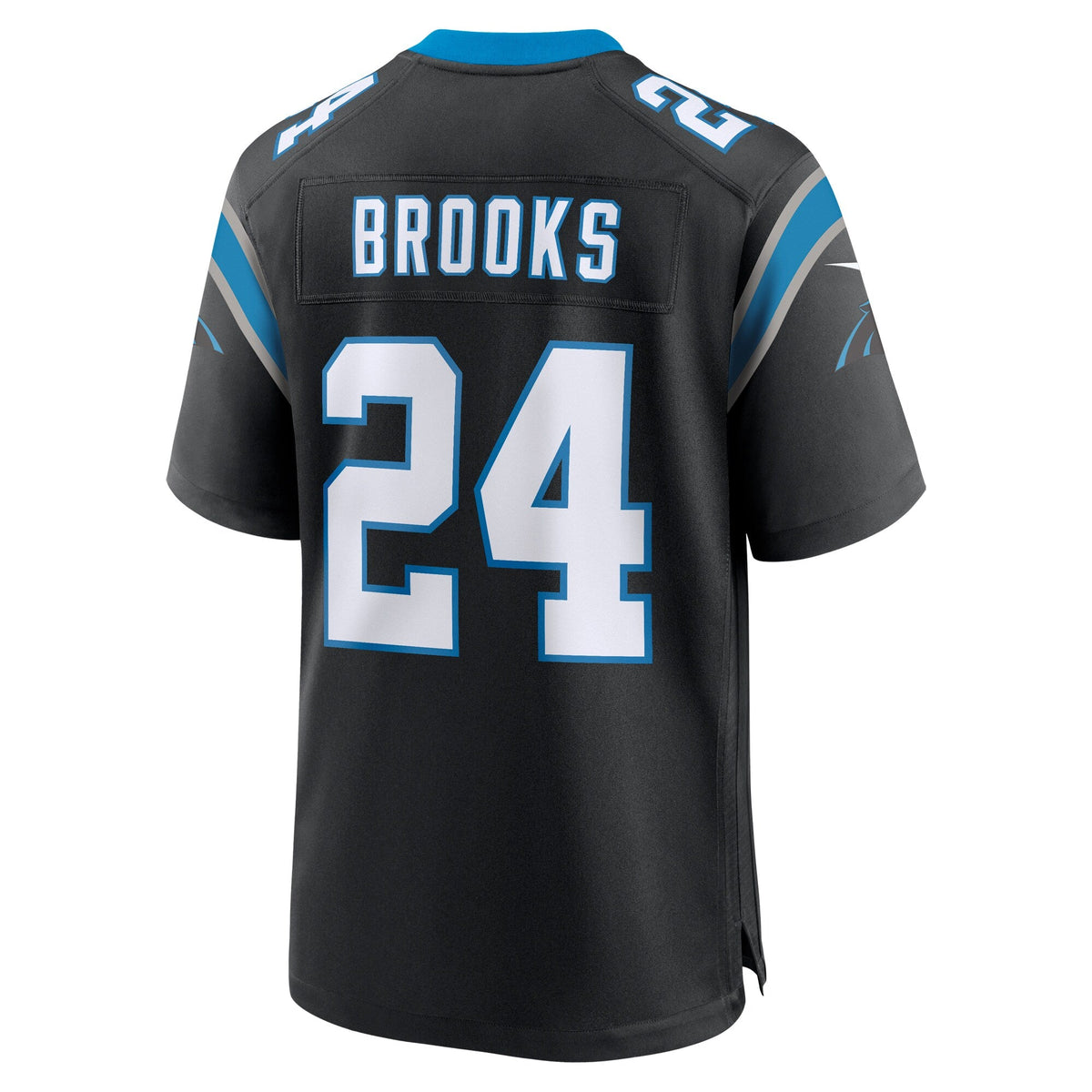 Carolina Panthers Jonathon Brooks Black Game Football Jersey