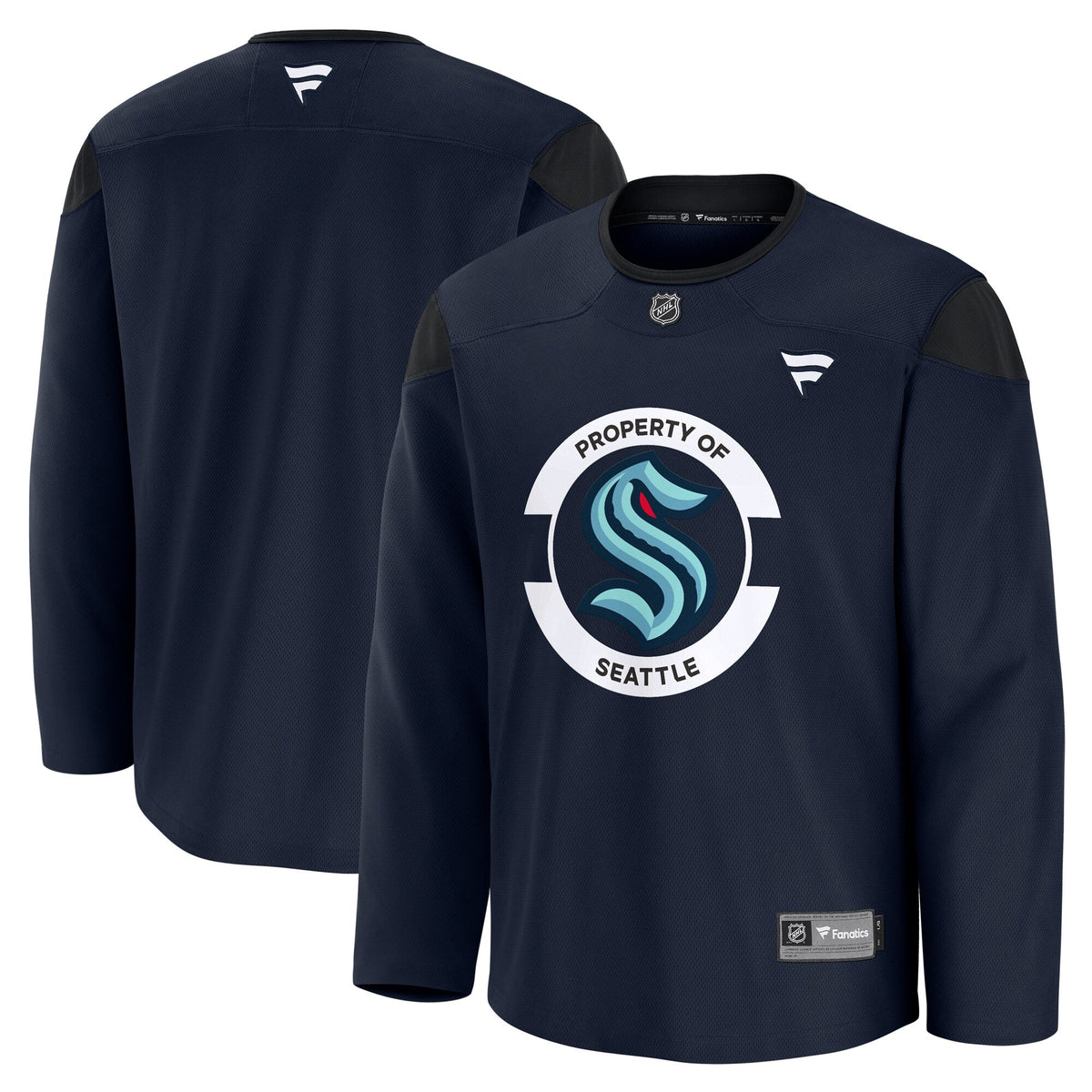 Seattle Kraken Navy Practice Jersey