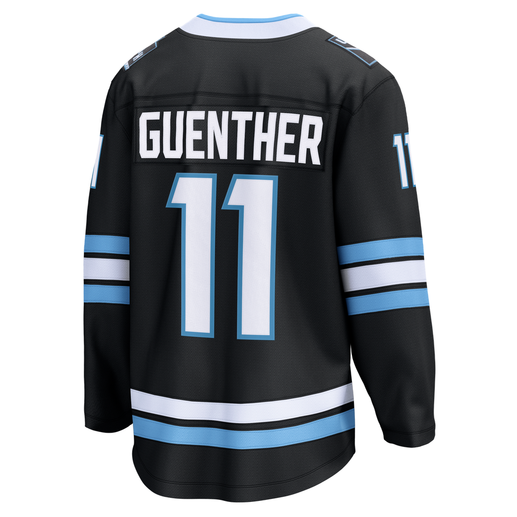 Utah Mammoth Dylan Guenther Black Home Breakaway Player Hockey Jersey