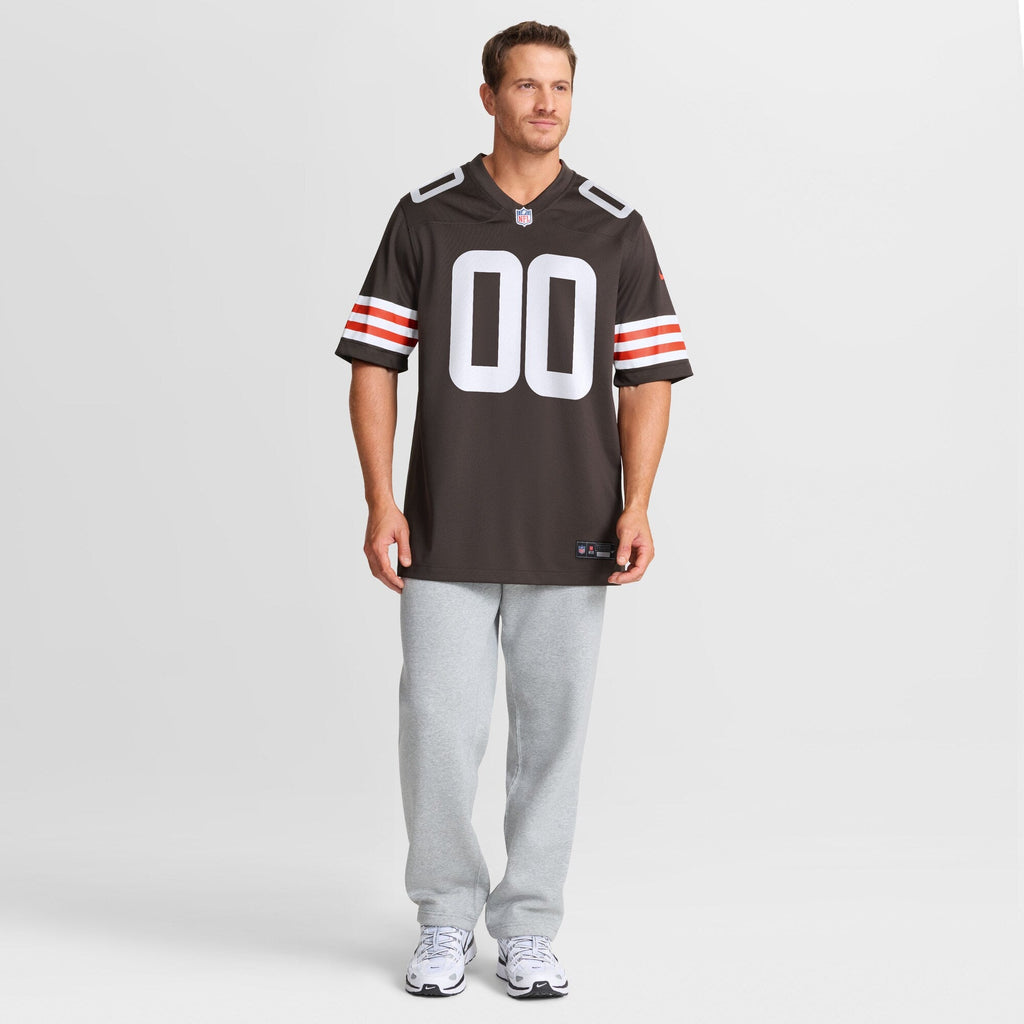Cleveland Browns Denzel Boston Brown Game Football Jersey