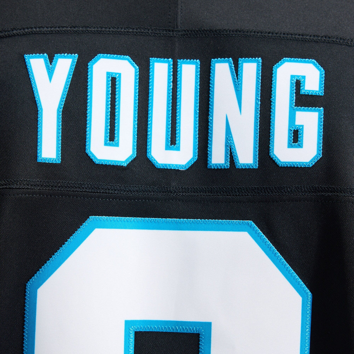 Carolina Panthers Bryce Young Black Team Vapor F.U.S.E. Stitched Limited Football Jersey